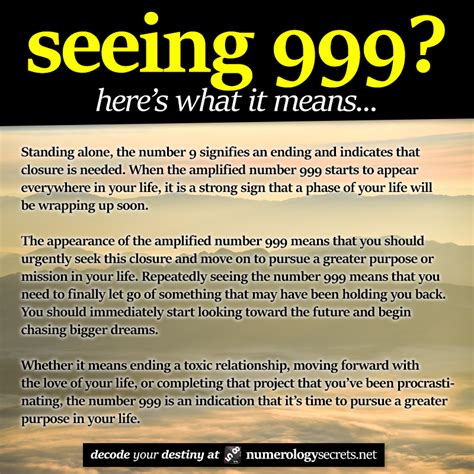 bmy.999.net|what does 999 mean in numerology.